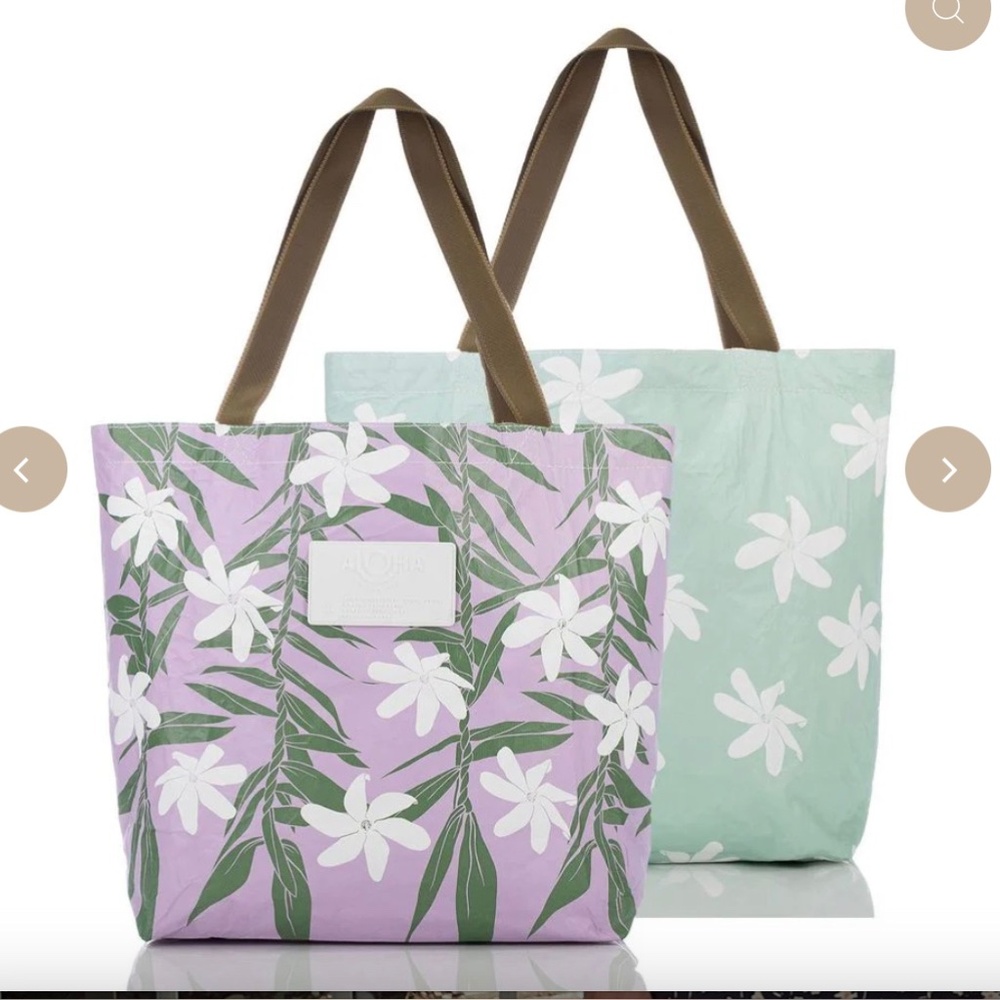 NWT Aloha Collection The Reversible Tote in Moonrise
